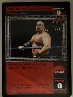 A-Train Superstar Cards WWF WWE Raw Deal CCG TCG Lot of 5 - Image 5