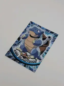 Pokemon Topps #09 Blastoise Holo Foil Card - Series 1 Blue Logo - Near Mint - Image 3