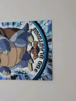 Pokemon Topps #09 Blastoise Holo Foil Card - Series 1 Blue Logo - Near Mint - Image 4