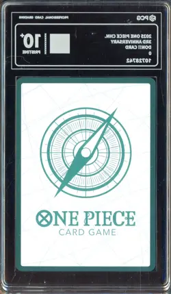 2025 One Piece Chinese 3rd Anniversary DON!! Card PCG 10 PRISTINE #4 - Image 2