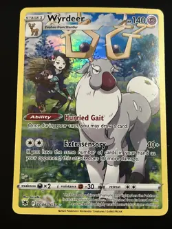 Wyrdeer - TG06/TG30 - Pokemon Astral Radiance Sword & Shield Holo Rare Card NM - Image 1