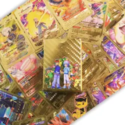 Foil Multi-Color Pack 55 Card TCG GX Vmax GX Card Charizard Rare Pokemon Card - Image 4