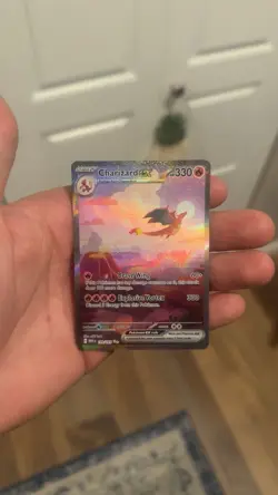Pokemon TCG Charizard EX 199/165 Scarlet & Violet 151 Card - Image 1