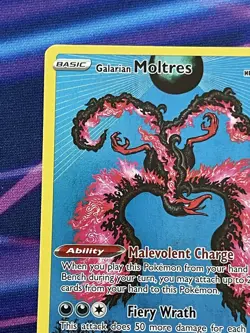 Galarian Moltres SWSH284 Sword & Shield Black Star Promo Pokemon TCG Card NM - Image 2