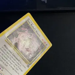 Team Rockets Meowth Black Star Promo 18 - Pokemon Card - Image 3