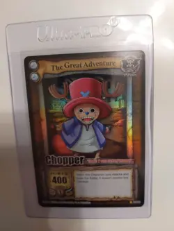 Bandai One Piece CCG Card Chopper The Great Adventure Holo - Image 1