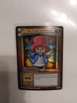 Bandai One Piece CCG Card Chopper The Great Adventure Holo - Image 2