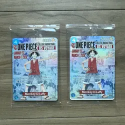 Bandai One Piece CCG US Voyage Promo Leader Monkey D. Luffy Card - Image 1