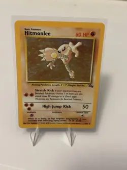 Pokemon Hitmonlee 7/62 Fossil HOLO Rare Unlimited WOTC 1999 Lightly Played Card - Image 3