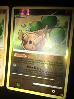 Bonsly 71/130 Diamond & Pearl Reverse & Non Holo Pokemon Card Common 2007 MP - Image 4