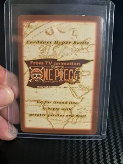 BANDAI One Piece Hyper Battle C221 LUFFY WANTED CREW SCARCE EARLY CARD VINTAGE - Image 2