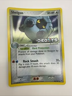 Shelgon 45/107 EX Deoxys Reverse Holo Uncommon Stamped Pokemon Card - Image 3