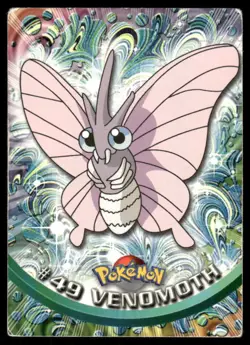 Pokemon Cards Venomoth #49 Topps Trading Cards Series 1 MP *2 - Image 1