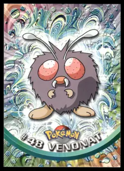 Pokemon Cards Venonat #48 Topps Trading Cards Series 1 NM *3 - Image 1