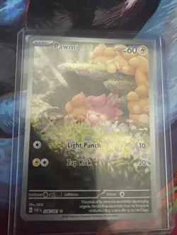Pokemon TCG Pawmi Sir 226/091 Paldean Fates Rare Card - Image 1