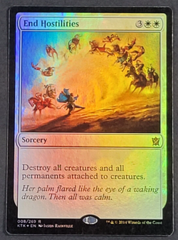 MTG Card - 1x End Hostilities - Khans of Tarkir - NM Foil - Magic The Gathering - Image 1