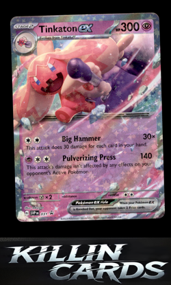 Tinkaton ex - 031 031 Pokemon Promo SV: Scarlet & Violet Promo Cards Card NM - Image 1
