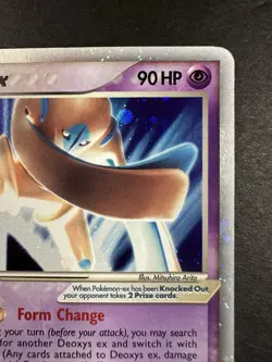 Pokemon TCG Deoxys EX Deoxys Holo Rare Card 2005 99/107 NM/LP - Image 4