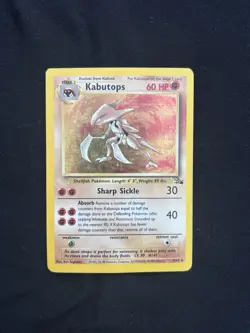 Pokemon TCG Fossil Set Rare 4 Card Bundle: Ditto, Magneton, Kabutops, Haunter - Image 5