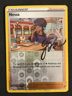 Nessa Reverse Holo ~Culinary Corner Gallery ~ Cute Foodie Pokemon Card - Image 1