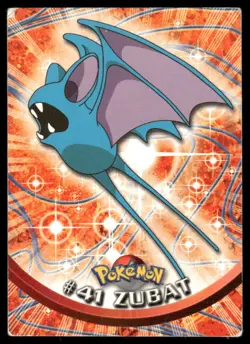 Pokemon Cards Zubat #41 Topps Trading Cards Series 1 MP *1 - Image 1