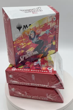 Lot of (3) Magic The Gathering Marvel Spiderman Collector Boosters SEALED - Image 2