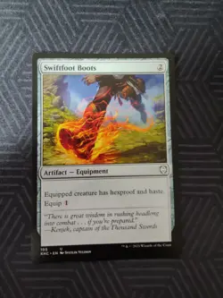mtg swiftfoot boots kaldheim commander - Image 1