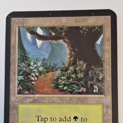 Magic The Gathering Alpha Forest (Path-B) Near Mint UnPlayed. - Image 1
