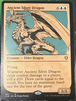 Ancient Silver Dragon (Showcase) Commander Legends: Battle for Baldur's Gate - Image 1