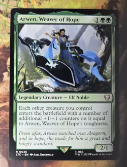 Arwen, Weaver of Hope | Lord of the Rings LTC | Rare 0035 | NM Magic MTG - Image 1