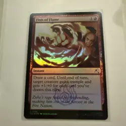 Fists of Flame #166 Magic Avatar: The Last Airbender Eternal Foil - Image 1