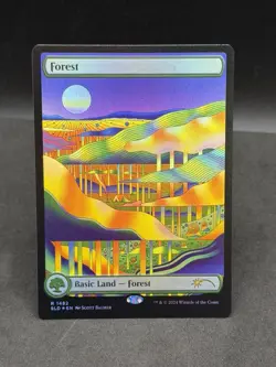 Forest (1482) (Rainbow Foil) Secret Lair Drop Foil - Image 3
