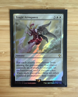 MTG: Tragic Arrogance (Surge Foil) Commander: Final Fantasy Surge Foil NM - Image 1