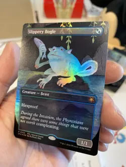 Slippery Bogle (Borderless) - 144 - SPG - NM - Foil - Image 3