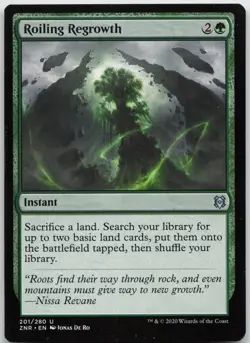 Roiling Regrowth (201) Zendikar Rising NM - MTG - Image 1