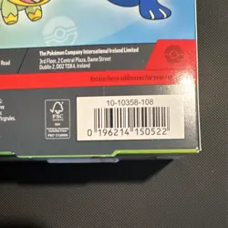 Pokemon TCG First Partner Illustration Collection Series 1 Box Promo Booster - Image 3