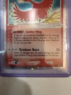 Ho-Oh EX 017/017 POP Series 3 Ultra Rare Holo Basic Pokemon HP 110 - Image 3