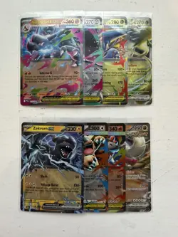 Lot of 8 Ex Cards Pokemon Scarlet & Violet + Mega Series NM - Image 1