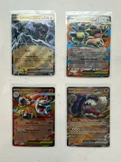Lot of 8 Ex Cards Pokemon Scarlet & Violet + Mega Series NM - Image 2