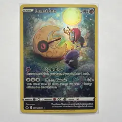 Pokemon TCG Crown Zenith: Galarian Gallery Lunatone Ultra Rare Card #GG11/GG70 - Image 1