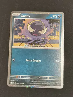 Pokemon Gastly ASC Holo 123/217 Basic Gas 70HP 10 English TCG Card - Image 1