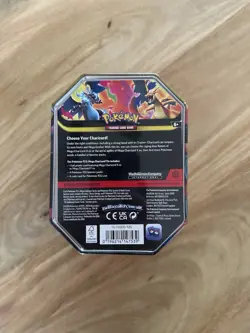 Pokemon TCG Mega Charizard Y ex Tin 4 Booster Packs & Charizard Promo Sealed ✅ - Image 2