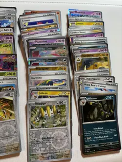 Pokemon TCG Lot Of 80+ Prismatic Evolutions Holo/Reverse Holo NM - Image 3