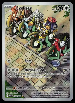 Cyclizar 215/182 Holo Illustration Rare Paradox Rift Pokemon Card - Image 1