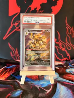 2025 POKEMON MEGA EVOLUTION POKEMON CENTER ETB PROMO #009 ALAKAZAM PSA 9 - Image 1