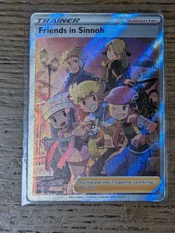 Pokemon Crown Zenith Trainer Friends in Sinnoh Holo Ultra Rare Card 149/159 NM - Image 1