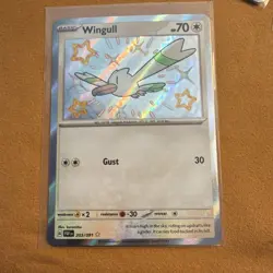 Wingull 203/091 Sv: Paldean Fates Shiny Holo Pokemon TCG NM - Image 1