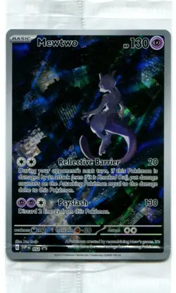 Pokemon TCG Mewtwo Scarlet & Violet 151 UPC Black Star Promo Sealed Holo SVP052 - Image 1