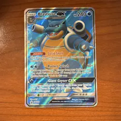 Pokemon TCG Blastoise GX Full Art Promo Holo SM189 NEAR MINT - Image 1