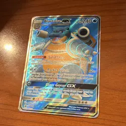 Pokemon TCG Blastoise GX Full Art Promo Holo SM189 NEAR MINT - Image 2